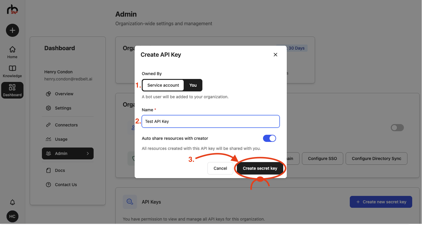 Configure API Key